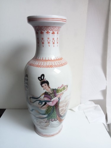 Vase asiatique porcelaine - vase,