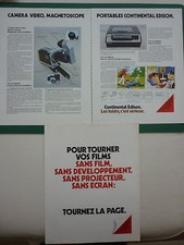 6/79 PUB CONTINENTAL EDISON CAMERA MAGNETOSCOPE HAND PORTABLE KC 2923 VKP2934 AD