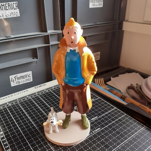 Tintin milou figurine - milou,