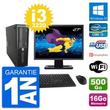 PC HP Z220 SFF Ecran 27" Core