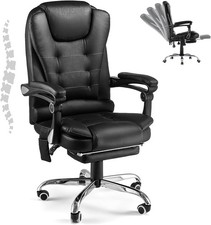 Chaise de Bureau Ergonomique avec Repose-Pieds - Fauteuil de Travail Confiable