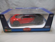 AU290 BURAGO 1/18 1:18 BUGATTI CHIRON SPORT REF 18-11044 ROUGE