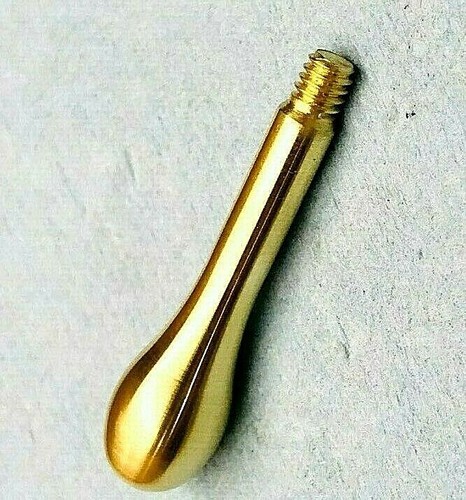 Custom brass tear drop - custom,
