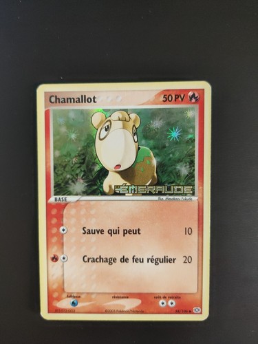 Carte pokemon chamallot - carte,