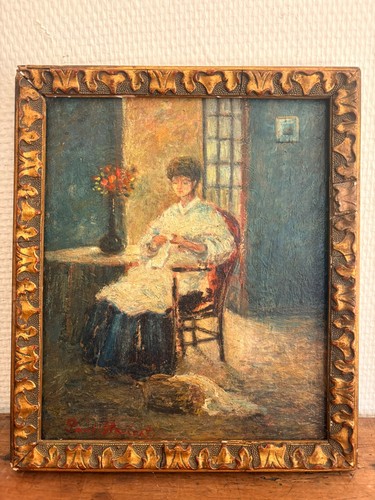 Tableau peinture huile paul - tableau,