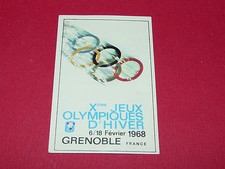 286 GRENOBLE 1968 HIVER PANINI OLYMPIA 1896-1972 JEUX OLYMPIQUES OLYMPIC GAMES