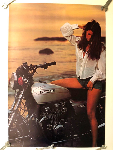 Kawasaki kz650 z650 poster - kawasaki,