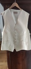 Gilet soie Michel Faret couleur ivoire taille XXL excellent etat 