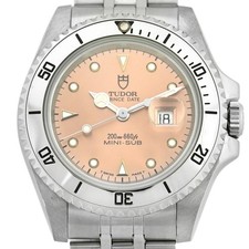 Cadran rose automatique TUDOR Prince Date Mini Sub 73190 garantie unisexe