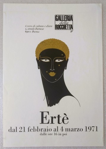 Erté affiche originale - erté,