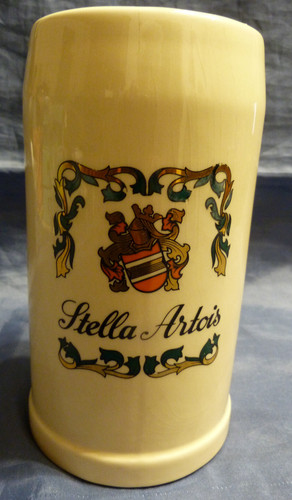 Chope bière stella - stella, artois