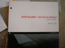 Scitex kodak versamark fonts - kodak,