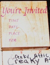 YOU'RE INVITED TIME DATE PLACE