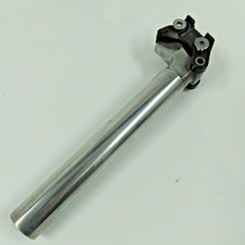 Tige de Selle Vélo Vintage Aluminium 26.4 mm Tête Réglable VTT Route BMX