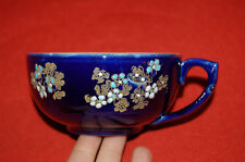 Ancienne grande  tasse bleutée émaillée