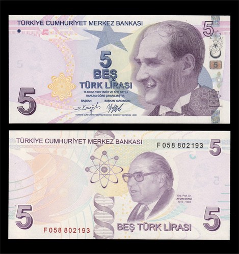 Turquie billet lira 2021 - billet,