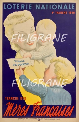 Loterie mères 1940 rfys - mères,