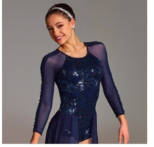 NEW FIGURE ICE SKATING BATON TWIRLING COSTUME DANCE COMPETITION CHILD AND ADULT