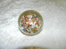 Sulfure fleur bonbon Millefiori presse papier French Paperweight MURANO ?