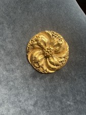 2 X Bronzes Doré Ameublement Rosace Louis XVIII Ornement