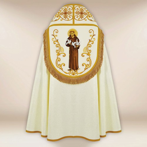 Chape brodée franciscain - brodée,