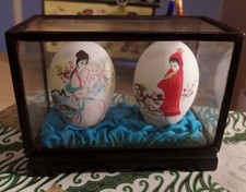 Vintage oeufs peint a la main