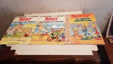 ASTERIX 4LIVRES SOUPLES  HISTOIRES  DE SPORTS ,DE PIRATES, VEDETTE  ARMO  ANNIV