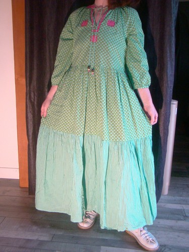Superbe robe rhum - robe, t.s/m