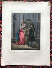 Gravure Aquarellée XVIII - Francis Wheatley par Pietro Bonato - Cries of London 