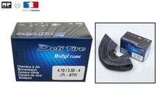 Chambre à air pour brouette DELI 4.10/3.50-4 valve coudée TR87