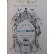 LAIR DE BEAUVAIS Alfred Album Dédicace Chant Piano 1848