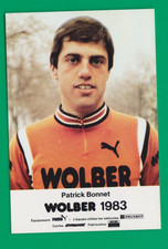 CYCLISME carte cycliste PATRICK BONNET équipe WOLBER 1983