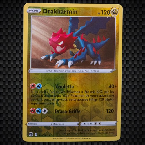 Cartes pokémon drakkarmin - cartes,