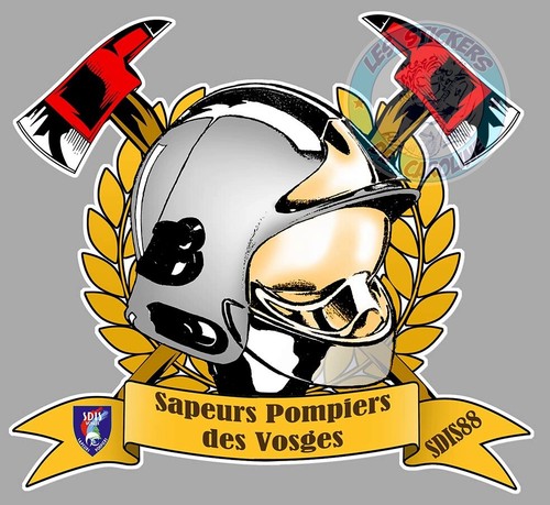 Sticker sapeurs pompiers des - sticker,