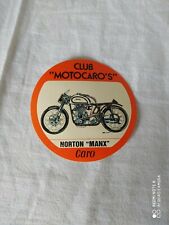VINTAGE AUTOCOLLANT MOTO
