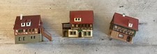 Lot de 3 maisons a poutres Vollmer d'occasion déja montées   Echelle Z ou 1/220