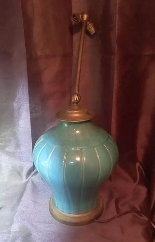 Ancienne lampe céramique - lampe,