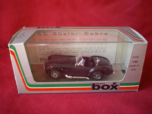 Model box shelby cobra - model,