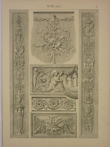 Boiserie bibliotheque arsenal - boiserie,