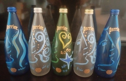 Lot bouteilles perrier - de, an