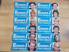 12 autocollants Radio - EUROPE