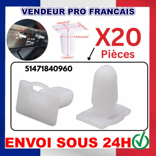 Clips fixation seuil - seuil, porte