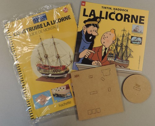 Tintin construire licorne - tintin, la
