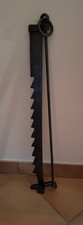 Crémaillère de cheminée ancienne 73-130 cm Très bon état