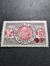 TIMBRE FRANCE COLONIE SAINT PIERRE ET MIQUELON N°106 NEUF ** LUXE MNH 1915