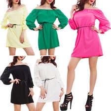 Robe Femme Minirobe Manches