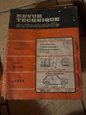 Rta Revue Technique Automobile Etai N°275 Honda N360 N600 N600gt Mars 1969
