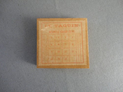 Taquin jeu ancien en - le, /jeu