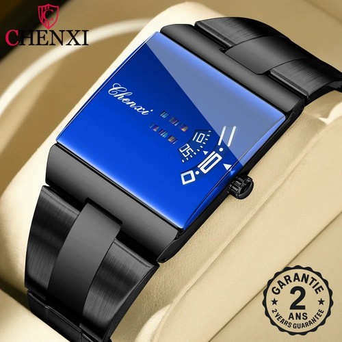 Montre homme carrée quartz - homme,