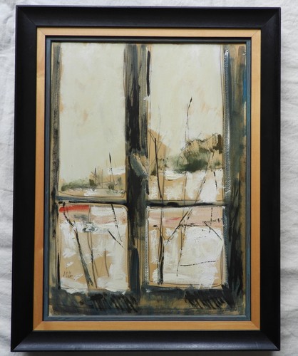 Huile 1970 paysage hiver - de,